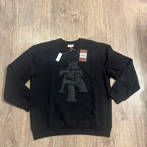 NWT Mitchell & Ness North Carolina A&T Aggies Sweatshirt Black Size L